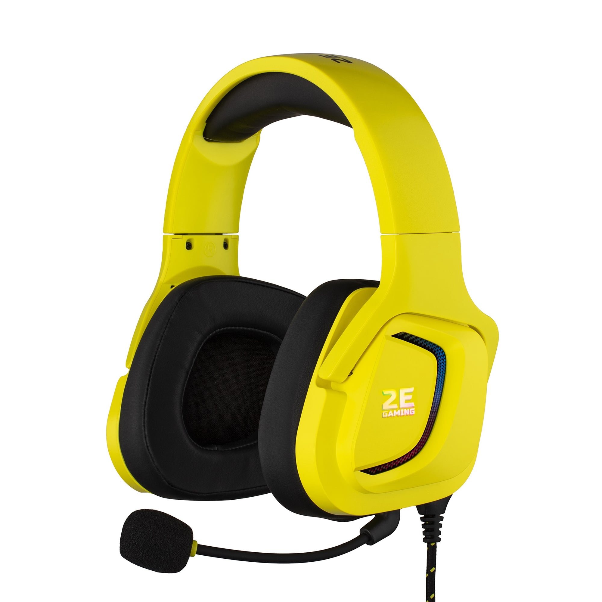 Ігрова гарнітура дротова 2E Gaming Headset HG340, Yellow (2E-HG340YW)